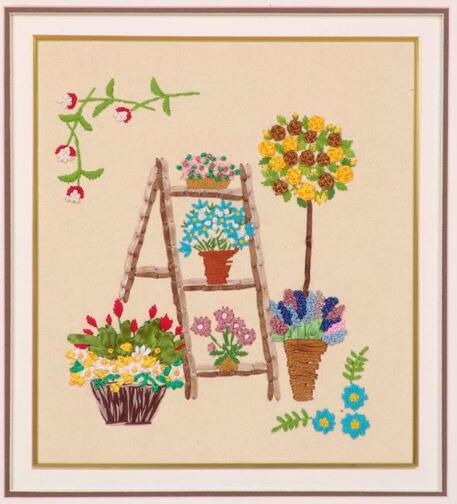 掛畫(huà)工藝刺繡加工