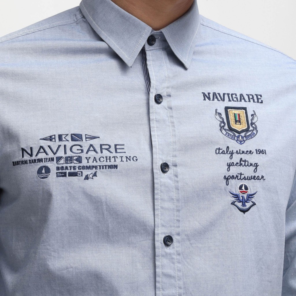 刺繡襯衫個(gè)性加工-繡標(biāo)繡字繡名